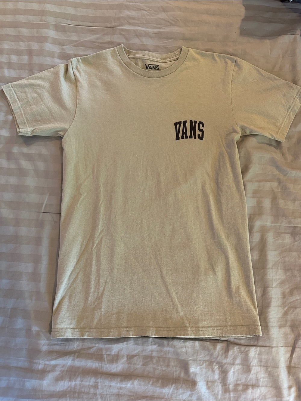 Vans Short Sleeve Tee with Black Logo